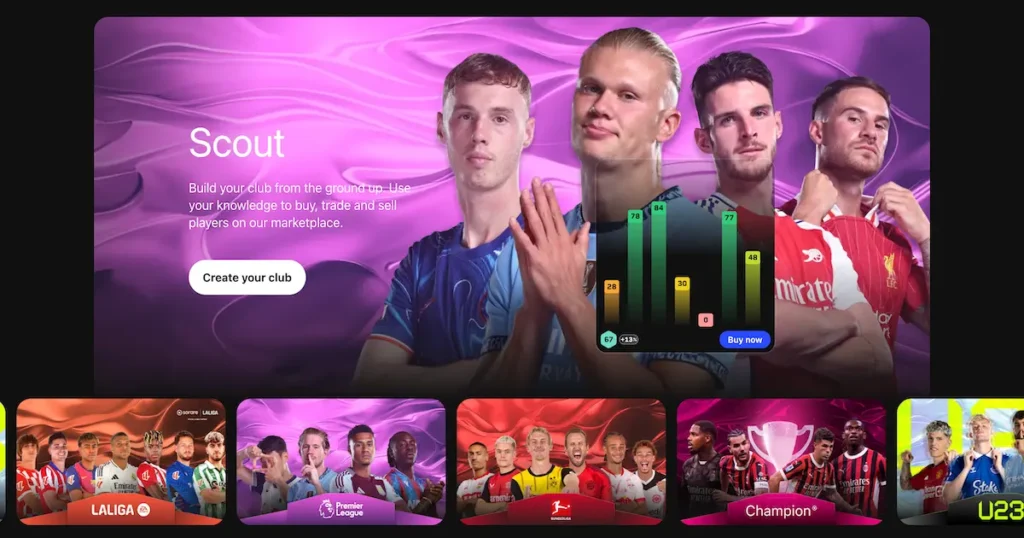 Sorare（ソレア） – 実在選手とリアルタイム連動するファンタジースポーツNFTゲーム