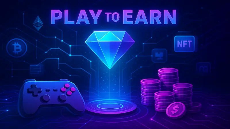 WEb3ゲームは遊びながら稼げる「Play-to-Earn（P2E）」