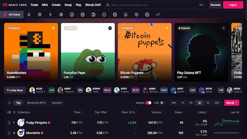 Magic Edenとは？ソラナ発のNFTマーケットプレイス