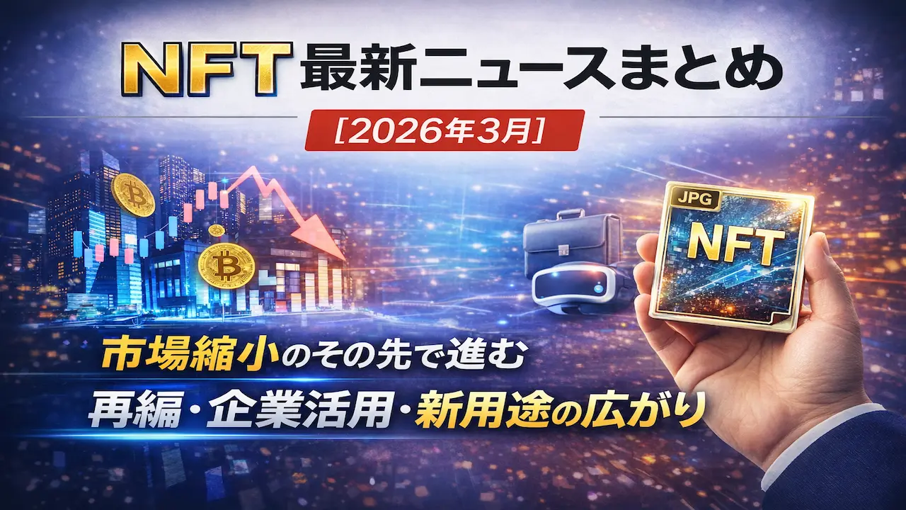 2026年3月NFT最新ニュースまとめ
