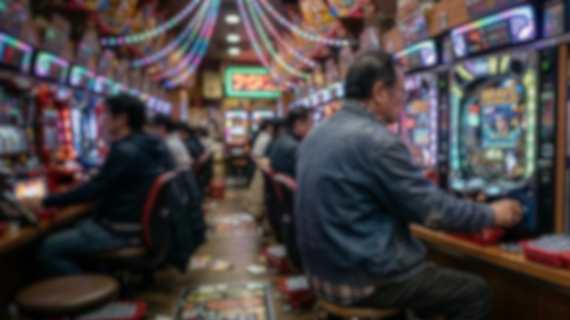 パチンコ店の様子